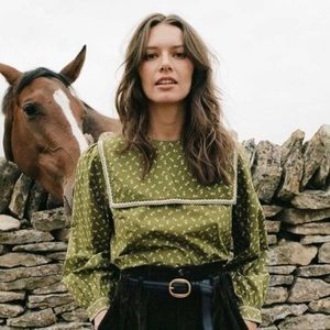 Doen, Renoir top in cypress calico